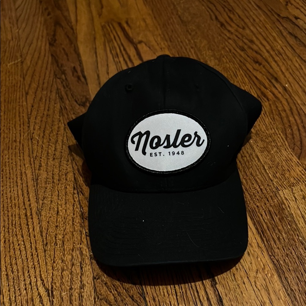 Nosler Black Baseball Cap